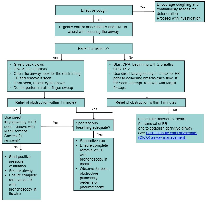 Foreign body inhalation CPG_emergency_management_flowchart_Sep2026 Foreign body inhalation CPG_emergency_management_flowchart_Sep2026